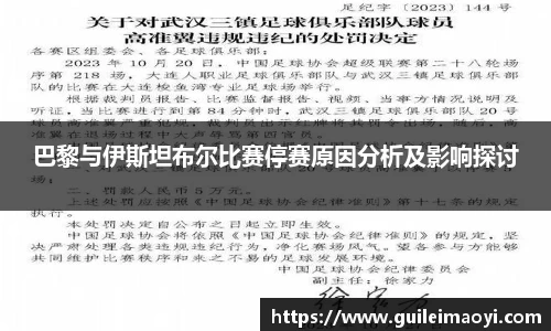 巴黎与伊斯坦布尔比赛停赛原因分析及影响探讨